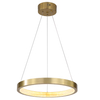 LED Aluminum Acrylic Circle Round Ring Pendant Light One Tier
