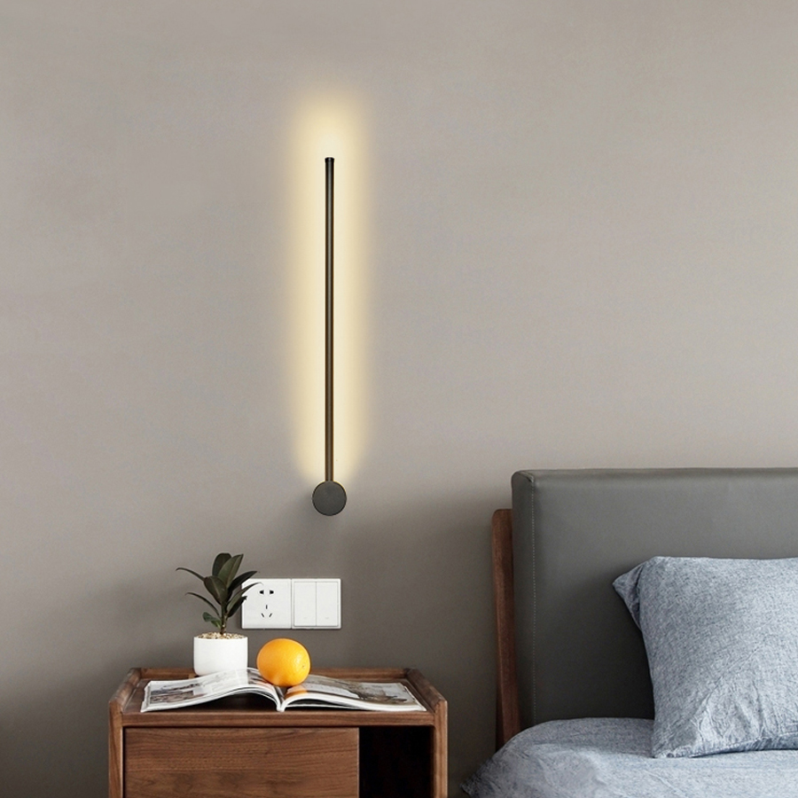 Modern Artistic LED Linear Straight Line Aluminum Wall light Adjustable Angle