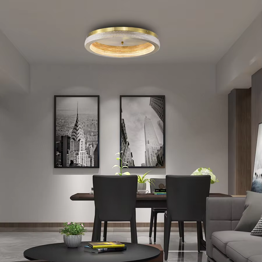 Modern Bright LED Acrylic Round Ceiling Light