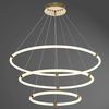 Modern Triple-Layer Silicone Round LED Pendant Light, Flexible Design