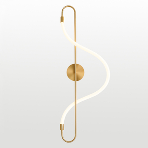 Modern Flexible Silicone LED Wall Light Minimalist Style