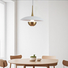 Contemporary LED Pendant Light, Sleek Metal Design