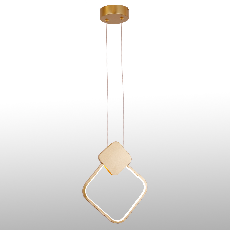 Modern Aluminum LED Pendant Light, Energy-Efficient Hanging Lamp