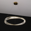 Spirally Curved Crystal Pendant Light Chandelier Indoor Decorative Fixture