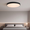 Contemporary Simple LED Flush Mount Ceiling Light Plastic Three Colors Tempreture
