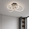 Contemporary Acrylic Ceiling Light with Floral Design Six Heads 3000K