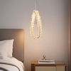 Small Crystal Hanging Light For Bedside Room 