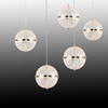 Modern Artistic Design Acrylic Ball LED Pendant Light For Indoor Decor