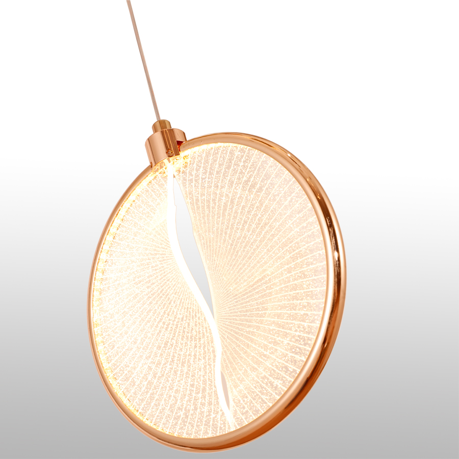 Modern Artistic Design Acrylic Small LED Pendant Light For Indoor Decor