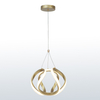 Modern Aluminium Curved Led Chandelier Luminaire