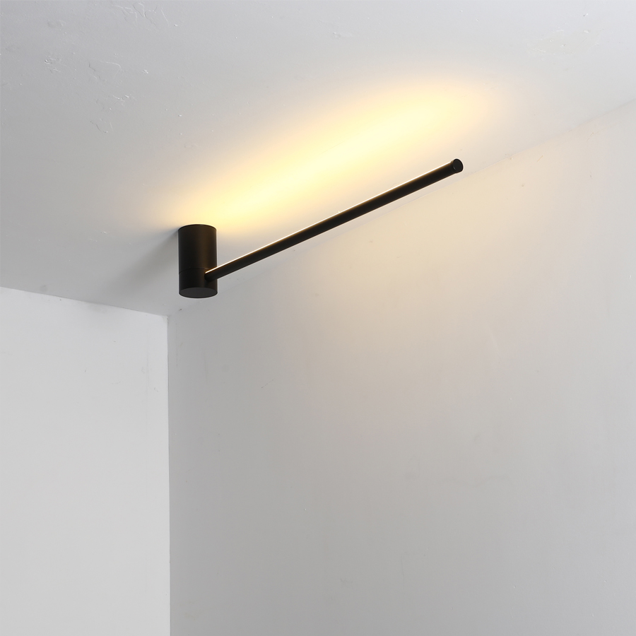 Modern Artistic LED Linear Straight Line Aluminum Wall light Adjustable Angle