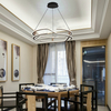 LED Aluminum Ring Pendant Light Circular Chandelier For Indoor Use